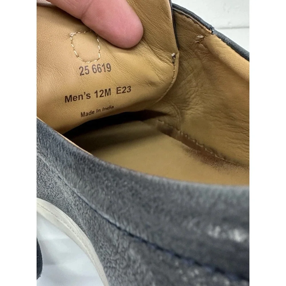 Johnston & Murphy Men's Banks Lace-To-Toe Retro Style TruFoam Navy -‎ Size 12M